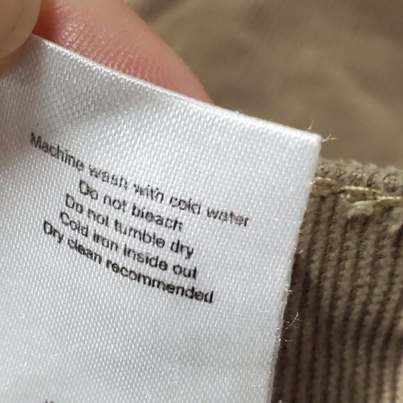 Zadig & Voltaire brown corduroy slim straight pants size 36 - Picture 12 of 12